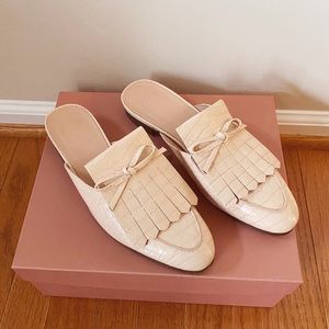 J. Crew Kiltie Academy Penny Loafer Mules